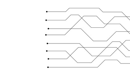 Abstract futuristic circuit board Illustration, Circuit board with various technology elements. Circuit board pattern for technology background