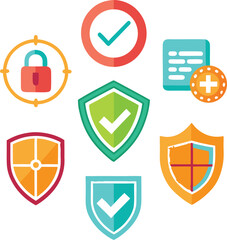 Teamwork and management line icons collection. Vector illustration eps10