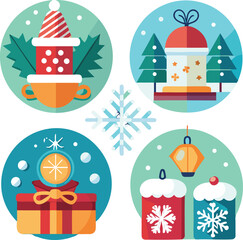 Teamwork and management line icons collection. Vector illustration eps10