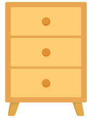 シンプルなキャビネットのイラスト ベクター素材