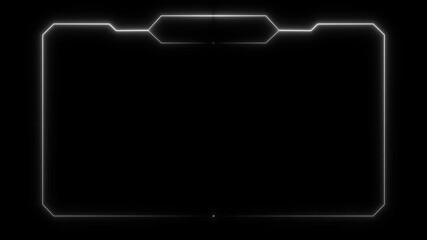 live RCE streaming neon frame animation box frame neon frame live streaming game live Stream overlay animation for live streaming video Titles 4k animation . isolated on transparent background.