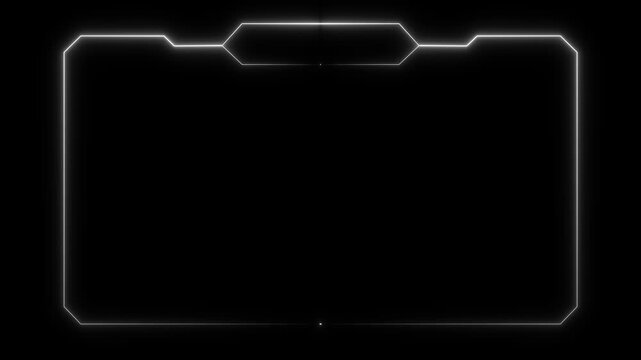 live RCE streaming neon frame animation box frame neon frame live streaming game live Stream overlay animation for live streaming video Titles 4k animation . isolated on transparent background.