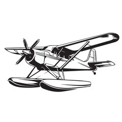 vector illustration of a plane © bima saputra