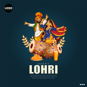 Happy Lohri is a vibrant Punjabi festival celebrated in January