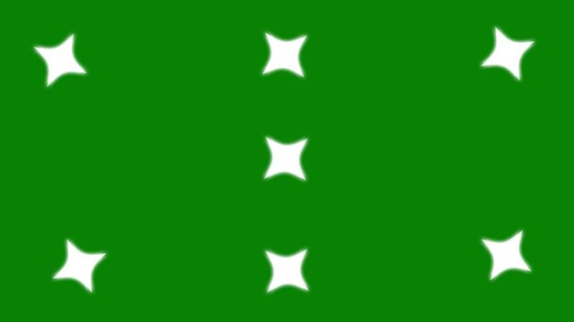 twinkling Star animation green screen falling stars background.fast glowing motion,twinkle stars overlay screen,white cartoon blinking stars,flat vector doodles,sparkle glitter light effect.4K