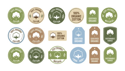 Organic cotton certification sustainable eco friendly labels collection