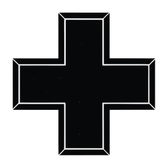 Obraz premium vector illustration of a medical cross6 medical cross