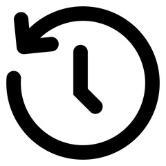 vector illustration of a watch icon