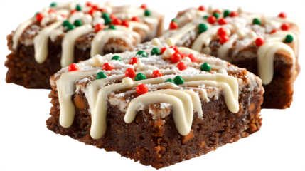 Holiday Spice Bar Cookies, isolated on transparent background