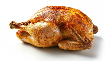 Roasted chicken on transparent background