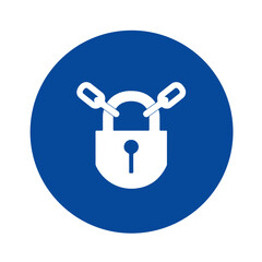 Ppe Icon keep Locked Symbol Sign Isolate On White Background Vector