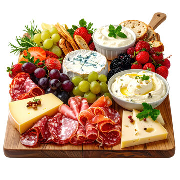 Traditional swedish buffet sm&ouml;rg&aring;sbord isolated on white background, a grand presentation of cold dishes for a special occasion celebration
