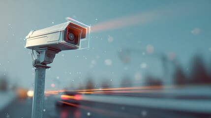 Security camera monitoring surveillance