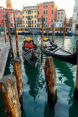 A view of Venice in winter time. Venice, Italy