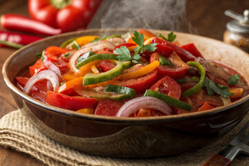 hot chili con carne in a bowl