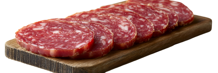 Raw ground beef pile on cutting board