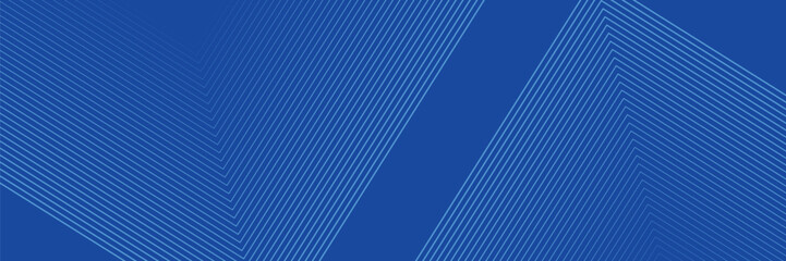 Abstract glowing geometric lines dark blue gradient background. Elegant shiny blue square curves pattern. Modern futuristic graphic. Perfect for posters, banners, brochures and modern art.