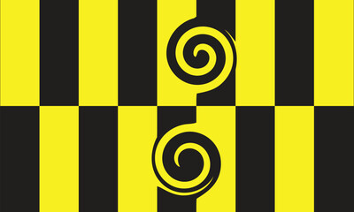black and yellow square background
