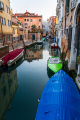 A view of Venice in winter time. Venice, Italy