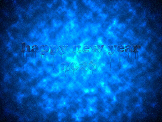 New Year 2026 greeting card and background with the best colorful image of the galaxy