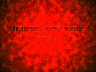 New Year 2026 greeting card and background with the best colorful image of the galaxy