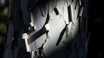 Peeling tree bark, nature texture