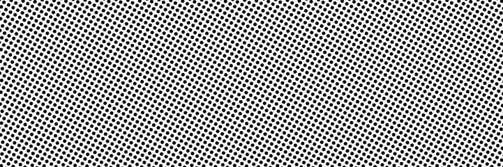 Halftone black polka dots pattern on white background, minimalist abstract wall, arranged in diagonal lines, Black and white dotted texture background.