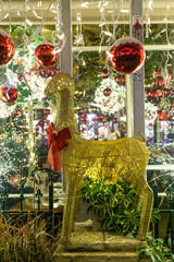 An illuminated deer making our spirits bright in Haifa, Israel.
