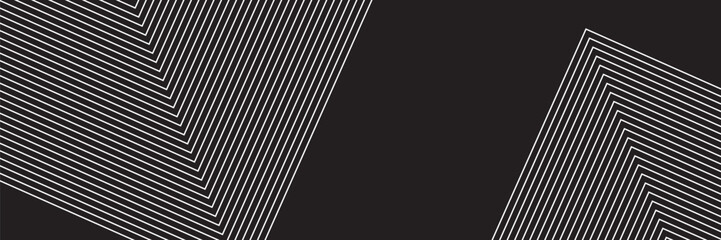 Striped pattern of black parallel lines on a white background in retro style. Vector design element. Frame. Abstract vector background. Vector sport