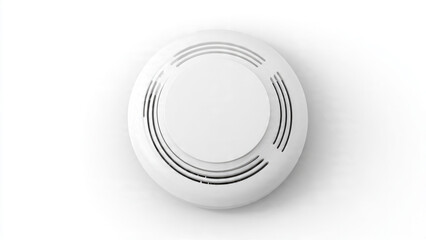 Smoke Detector on White Background
