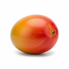 Vibrant Ripe Mango Isolated on White Background perfect for food photography, recipe blogs, health websites, grocery store ads, packaging design, menus, diet