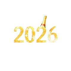 New Year 2026 premium celebration background with copy space