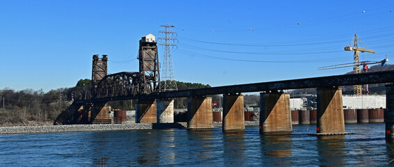 bridge over the river