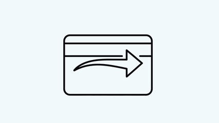 Forward Arrow Web Interface Icon