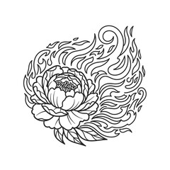 abstract floral ornament