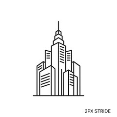 city skyline vector