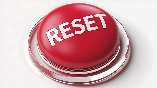 Red reset button