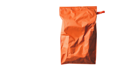 Snack bag with bold design on a white background isolated