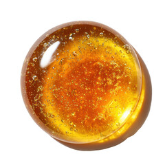 Glass of beer isolated on transparent background