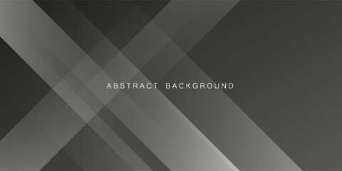 Abstract black gradient background with ambient geometric shapes vector. Blurred soft grey light modern wallpaper for decorative illustration, desktop, cover, contents, books, presentation, etc.