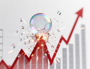 The artificial intelligence bubble is bursting on the market chart.