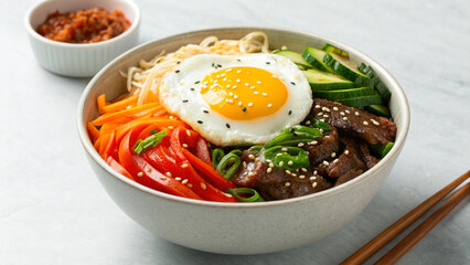 traditional bibimbap bowl