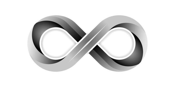 Infinity sign. stylized endess symbol