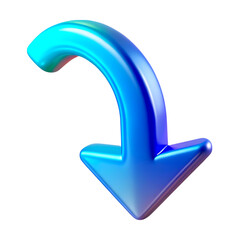 Blue Checkmark Symbol 3D Rendering.