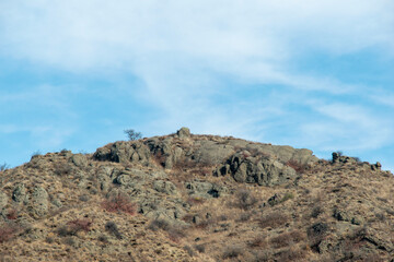 Mountains, and sky. Autumn landscape.