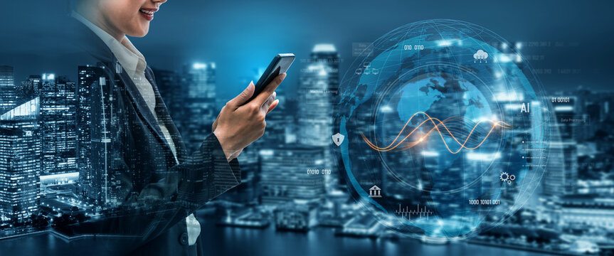 Global AI and data processing system enhances data, AI, and processing efficiency through digital network and global integration of intelligent technology Vouch - Powered by Adobe