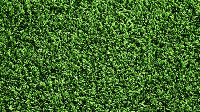 Lush green texture of artificial turf providing a vibrant background for various designs