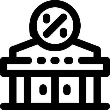 interest line icon. Clean and minimalist vector icon for websites, mobile apps, presentations, and logos. Fully scalable and customizable for any project.