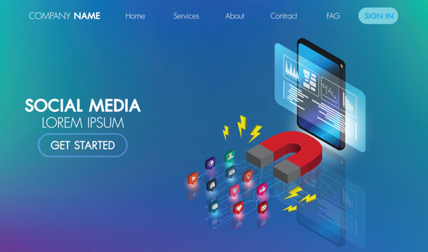 Social media marketing platform for business growth and engagement - Powered by Adobe