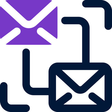 email duotone icon. Sleek and modern vector icon for websites, mobile apps, marketing materials, and corporate design. Fully scalable and ready to use.
